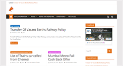 Desktop Screenshot of irctcnews.com